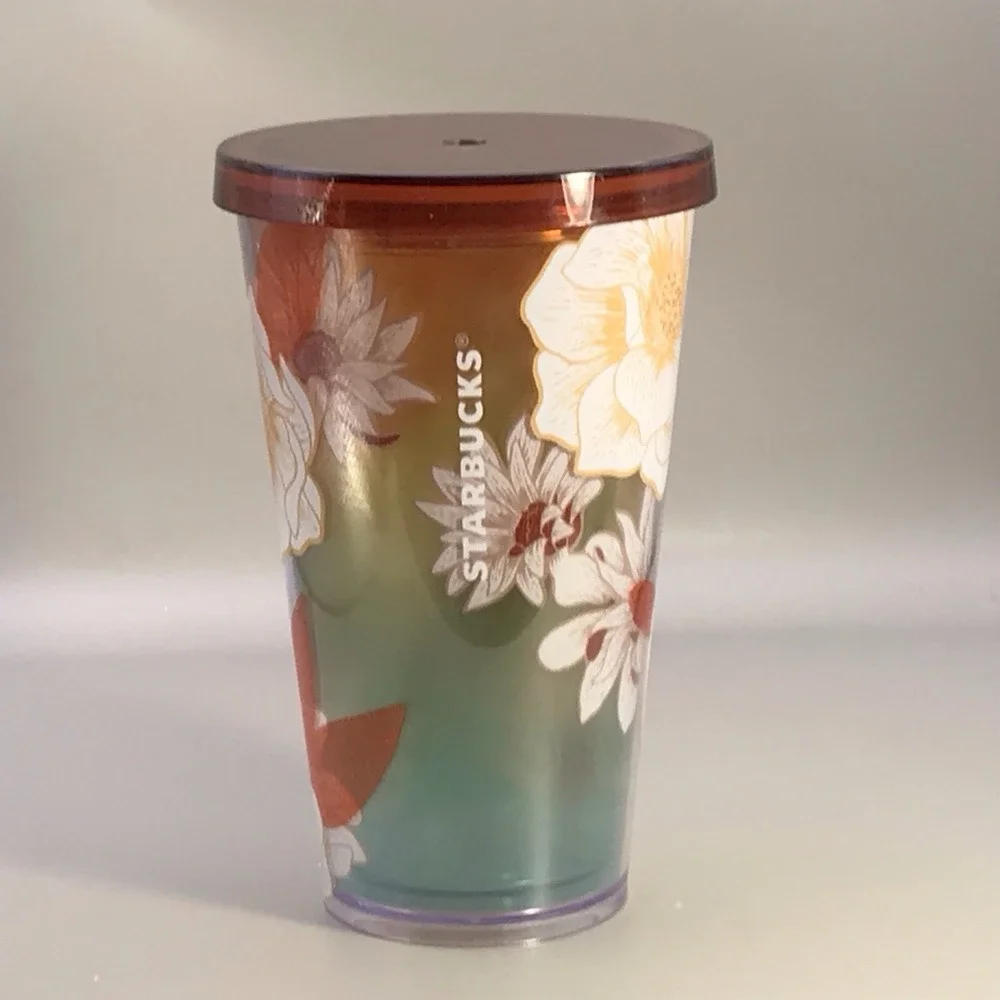 Starbucks 2019 Cactus Flower Earthy Tumbler Cup Coffee Tea NO‎ STRAW